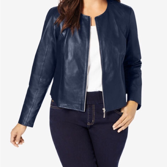 Catherines Jackets & Blazers - Catherine’s Plus Size Women Blue Jacket $8